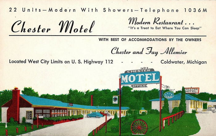 Chester Motel (Econolodge) - Old Postcard Shots